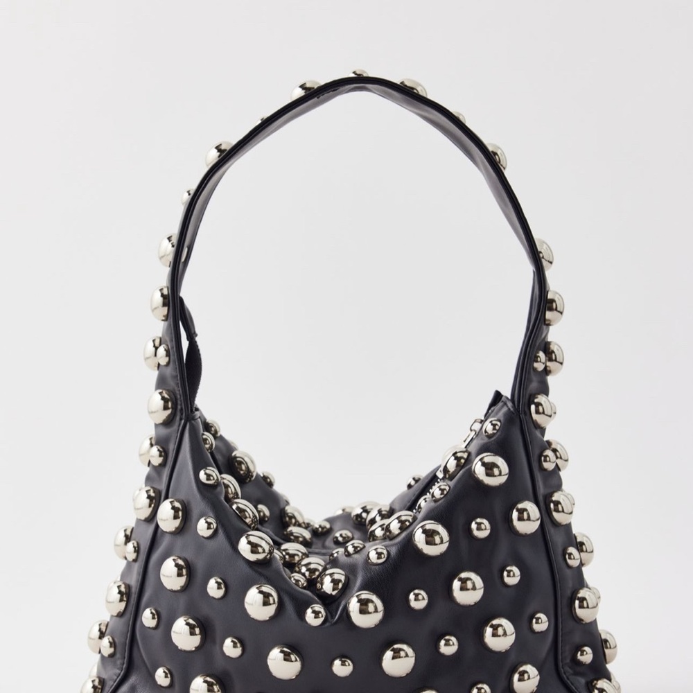 Studded Black Handbag